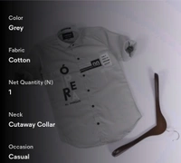  Fancy Boy Grey Full sleevs shirt - 9-10 Years