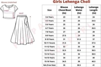 Girls Lahanga Choli Ethnic Embroidery  - Pirate Gold, 11-12 Years