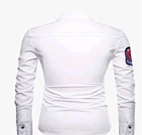 Comfy Modern Men Shirts - White, M