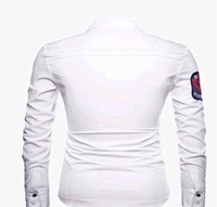 Comfy Modern Men Shirts - White, L