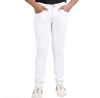 Denim  STYLISH MAN DENIM JEANS - White, 28