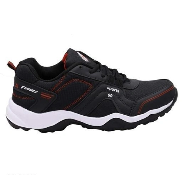 FHONEX Running Shoes Sport99 For Men - Black, UK-10, Mesh