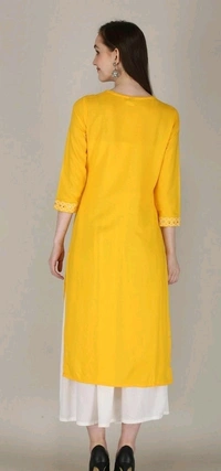 Alisha Pretty Kurtis - Gold, XL