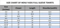 BLIVE Boys Solid Henley Maroon Polo T-Shirt - 10-11Years