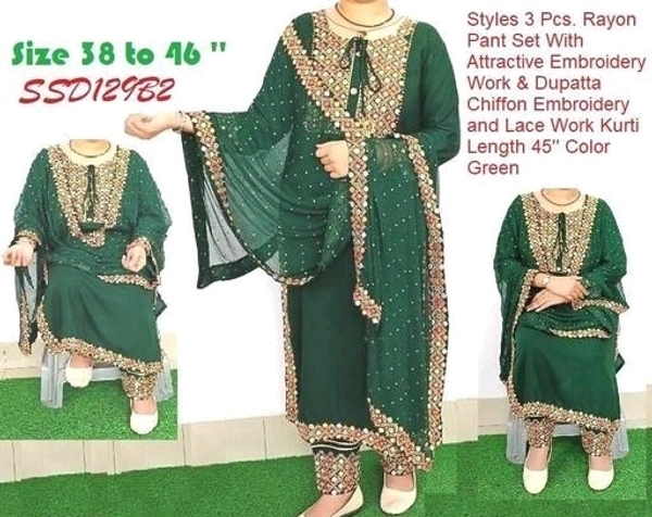 Koteshwar Women Kurta & Pant, Dupatta SetName: Koteshwar Women Kurta & Pant, Dupatta Set - Teal, S