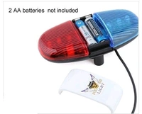 Gadget Deals 4-Tone/Switches Police Horn (Two AA batteries needed) LED Cycle bell