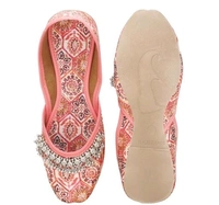 Punjabi Royal Payal Juti - Tickle Me Pink, IND-4