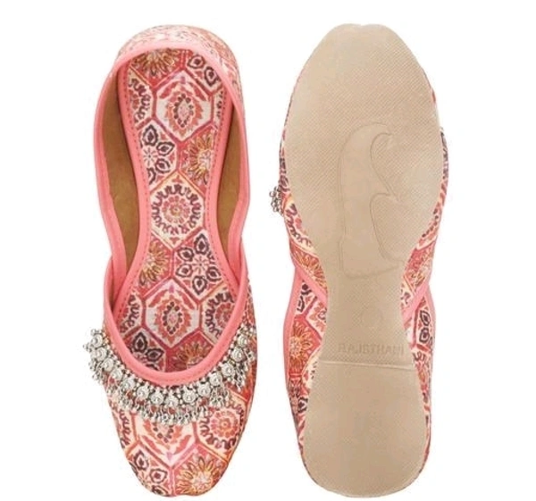 Punjabi Royal Payal Juti - Tickle Me Pink, IND-6
