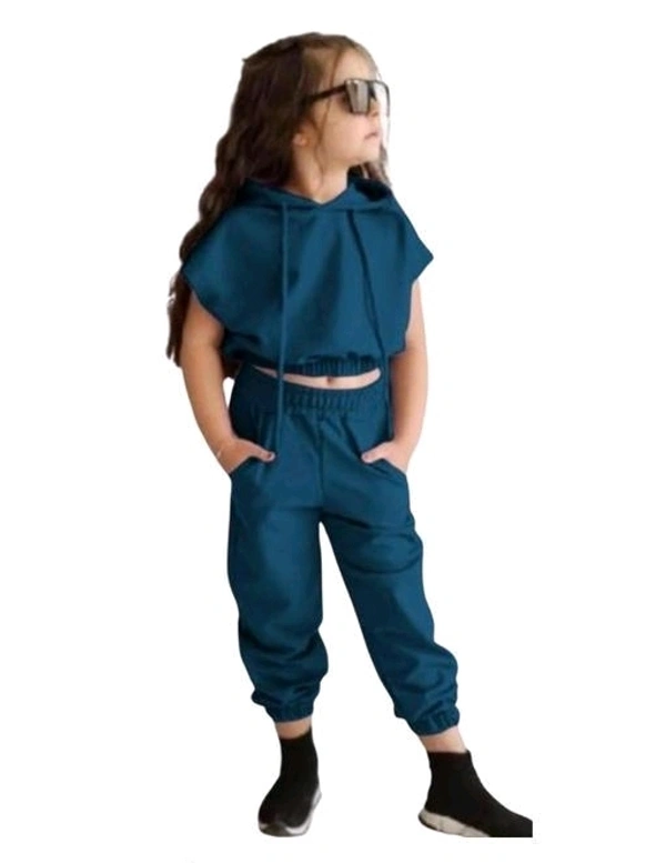Latest Fancy Kid's Jamsuit - Teal, 6-7 Years