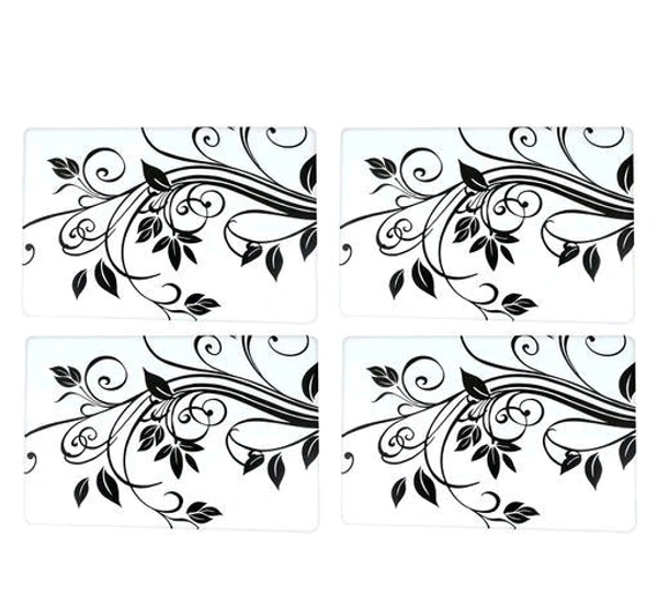 Shivam Creation's 1Pc Fridge Cover for Top with 6 Utility Pockets + 1 Handles Covers + 3 Fridge Mats(brownleaf3*1)