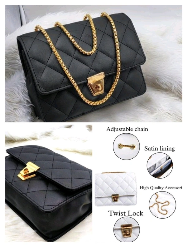 Voguish Classy Women Slingbags - Black