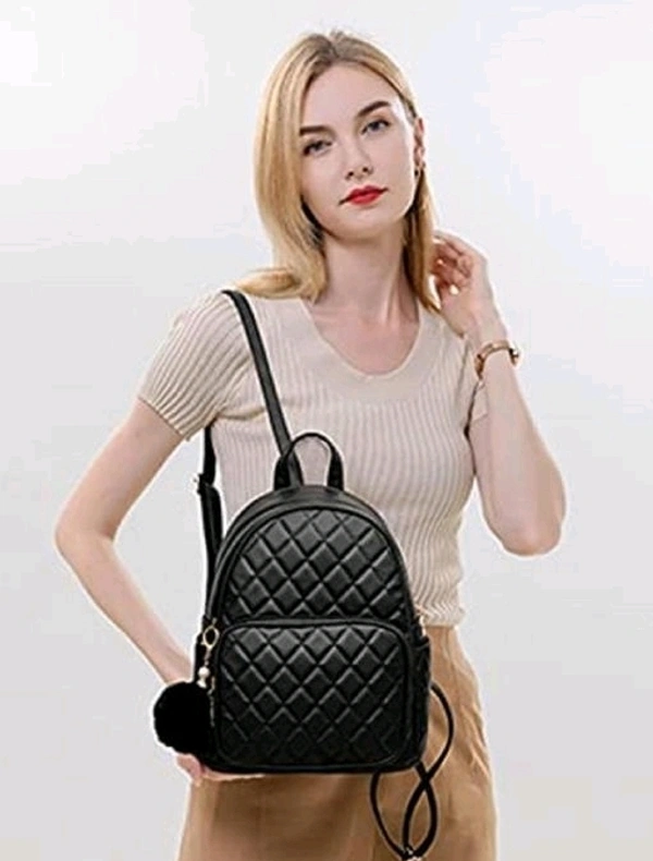 Small 10L Backpack combo for girls latest | hand bag for women latest | college bags for girls Mini Small Women Backpacks Women's Kids Girls (BLACK)