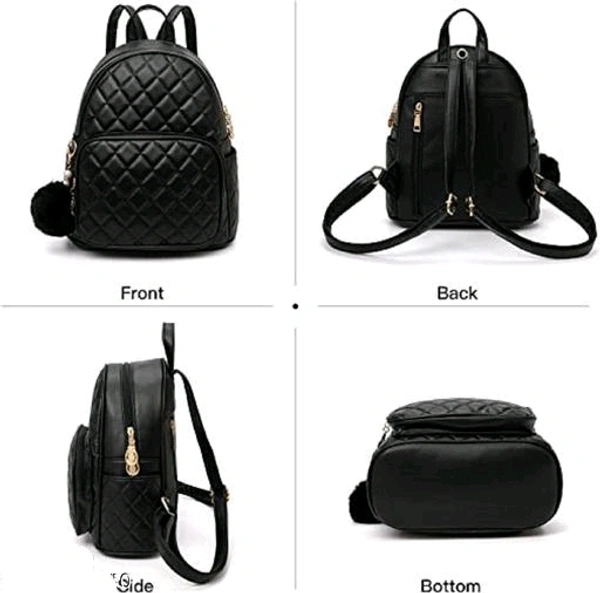 Small 10L Backpack combo for girls latest | hand bag for women latest | college bags for girls Mini Small Women Backpacks Women's Kids Girls (BLACK)
