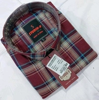 Cotton  cotton CHECK shirt - Dodger Blue, S
