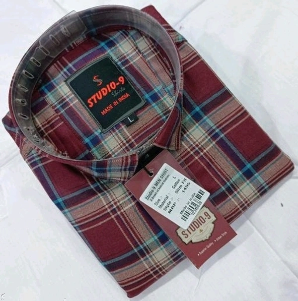 Cotton  cotton CHECK shirt - Dodger Blue, S