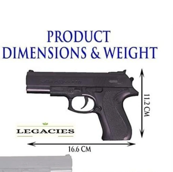 PISTOL GUN WITH 8 ROUND RELOAD WITH 50 FREE BB BULLETS PACK OF 2 GUN