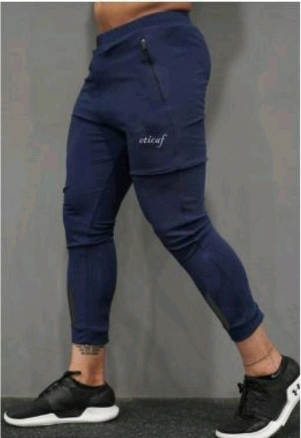 Solid Men Track Pants - Lucky Point, 36, Lycra