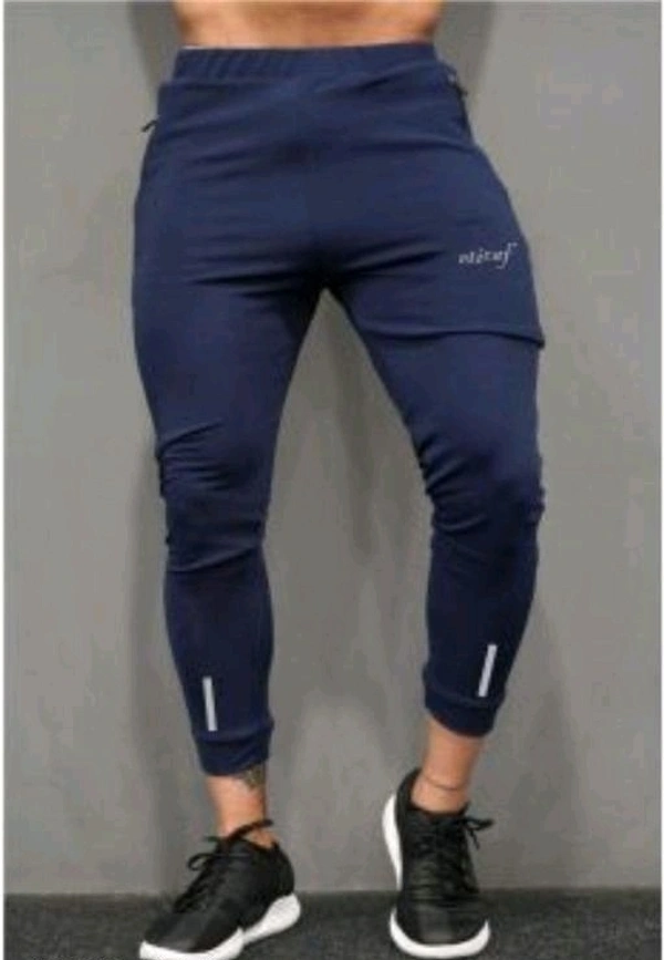 Solid Men Track Pants - Lucky Point, 40, Lycra