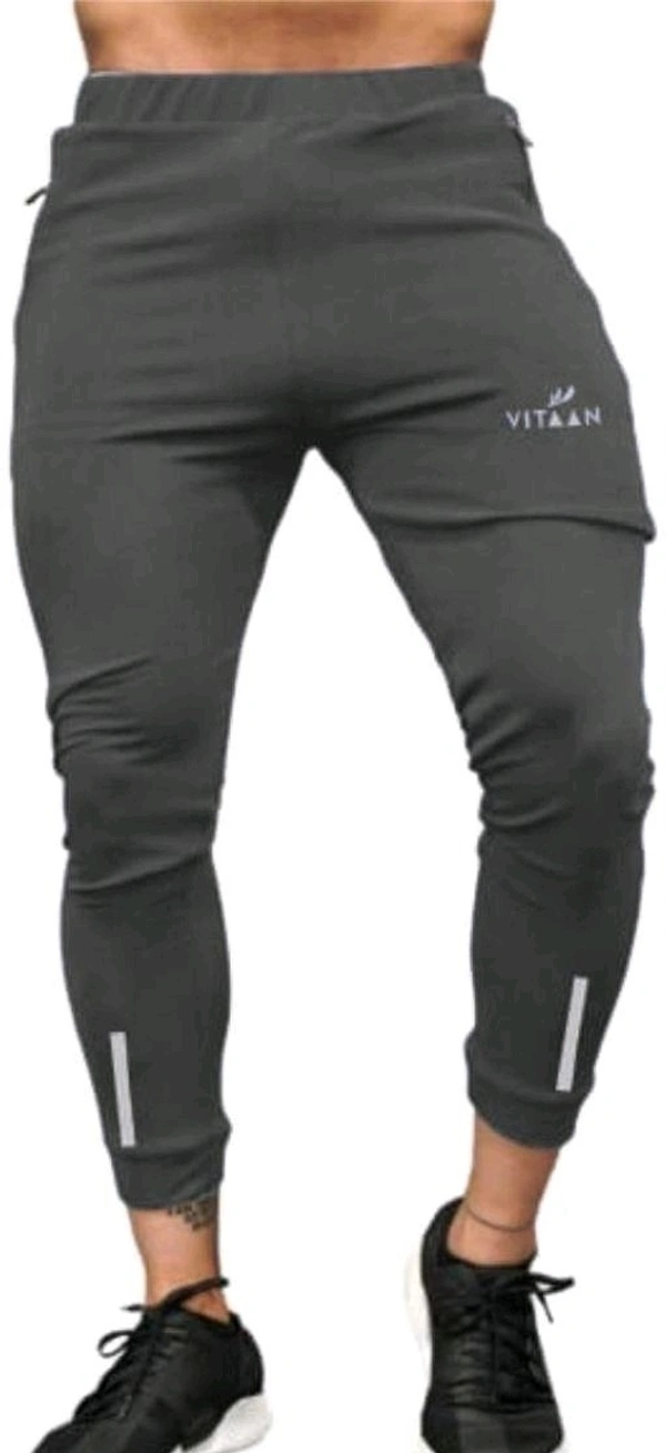 Solid Men Track Pants - Martini, 38, Lycra