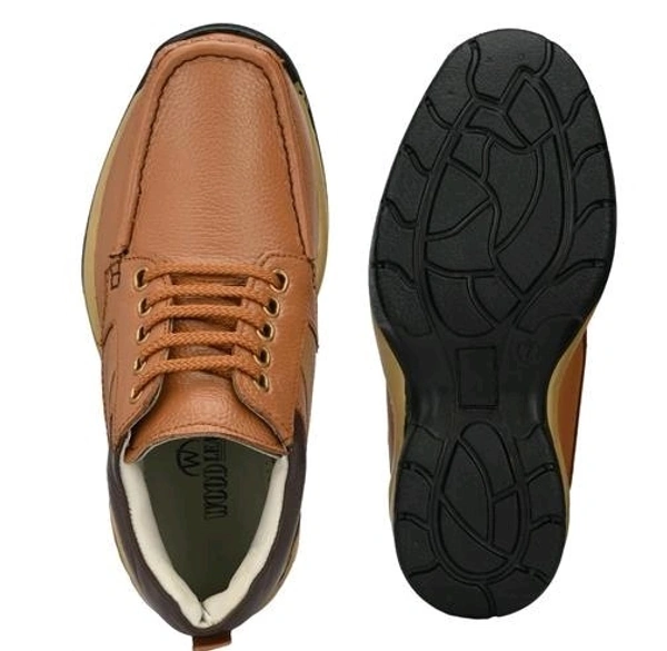XEYLO Men Leather Boot Shoes Genuine Shoes - Tangerine, IND-7, Leather