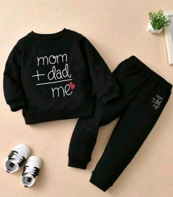 Warm  Premium Quality Warm and Soft Fleece Winter Sweat Set Pack of 2 at Very reasonable Price  - 0-6 Months