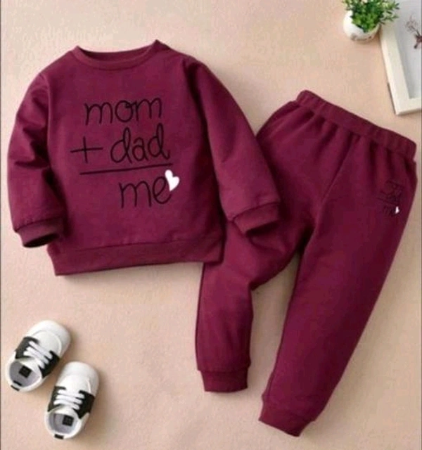 Warm  Premium Quality Warm and Soft Fleece Winter Sweat Set Pack of 2 at Very reasonable Price  - 5-6 Years
