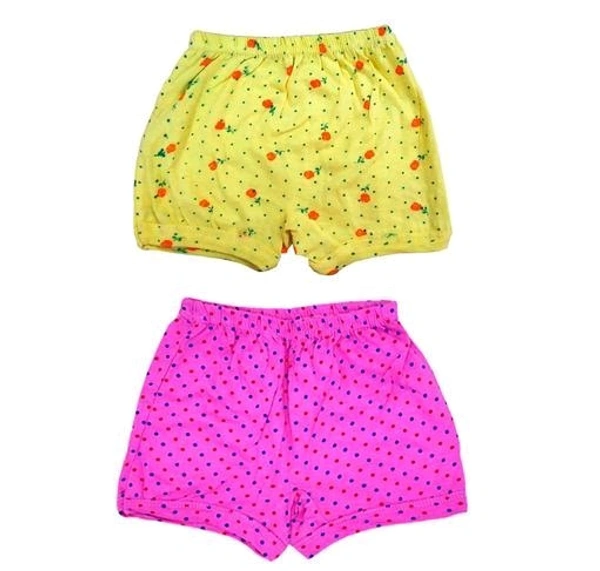 Kids Boys & Girls Multicolor Cotton Bloomer ( Pack of 8 ) - 4-5 Years
