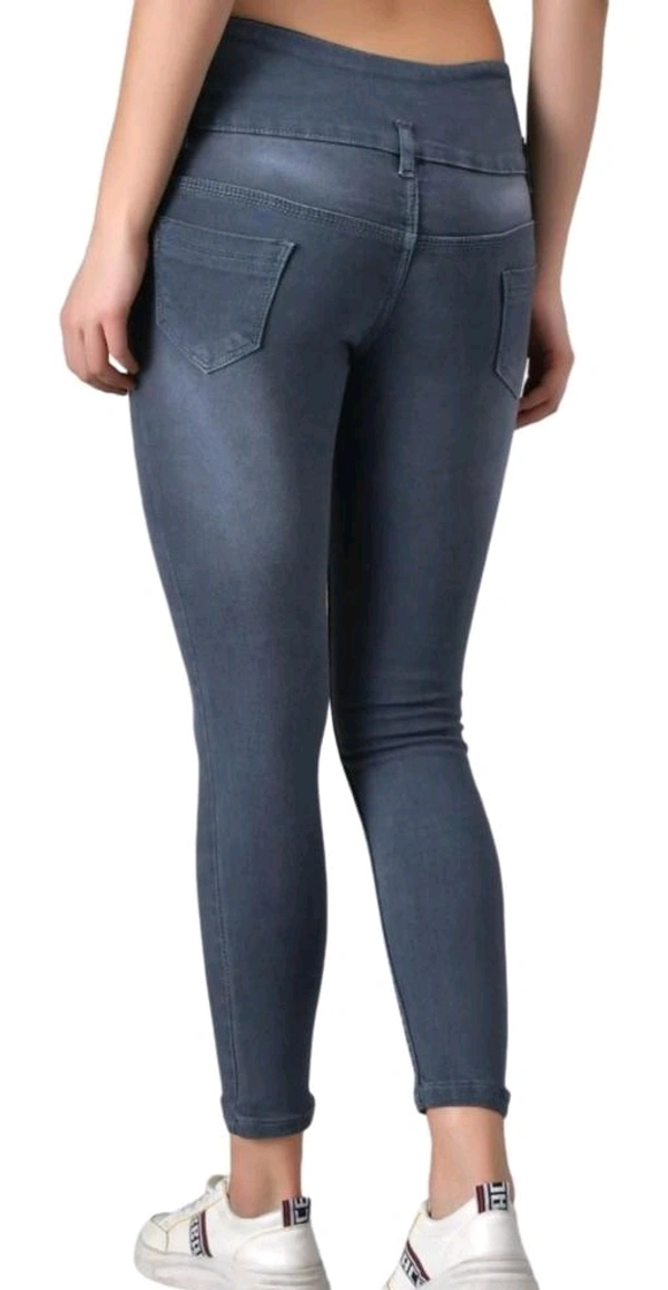 Denim  CORPONIX WOMEN'S SKINNY FIT JEANS ROUND POCKET - 32