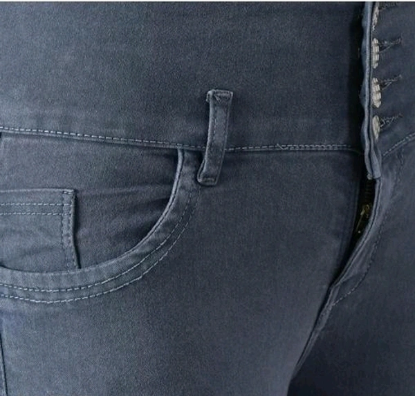 Denim  CORPONIX WOMEN'S SKINNY FIT JEANS ROUND POCKET - 30