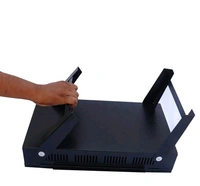 Metal  Briefcase style charcoal BBQ for outdoor cooking