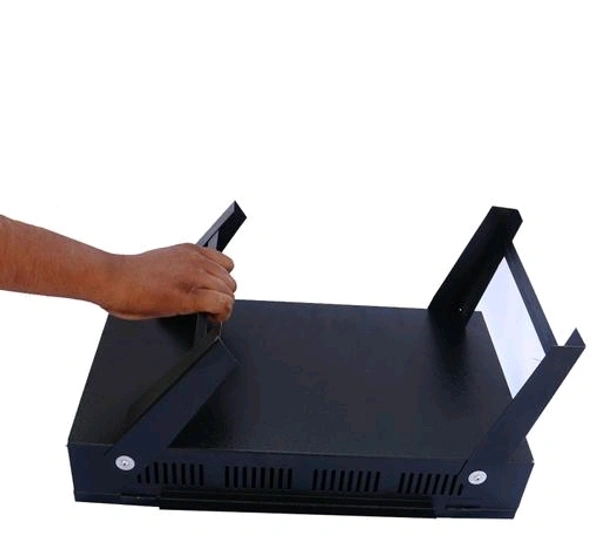Metal  Briefcase style charcoal BBQ for outdoor cooking