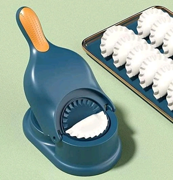 2 in 1 Dumpling Maker Ghughra Momos Maker Gujiya Maker  - Blue