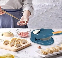 2 in 1 Dumpling Maker Ghughra Momos Maker Gujiya Maker  - Blue