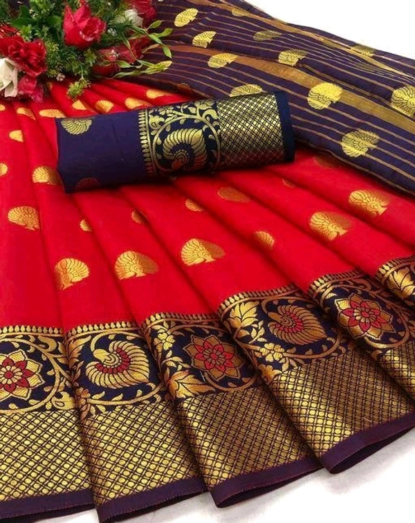 Banarasi Silk  Charvi Graceful Sarees - Red