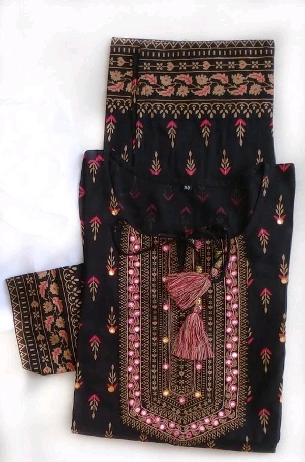 Rayon KURTI - Black, M