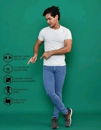 Denims  Stylish Latest Men Jeans - 40