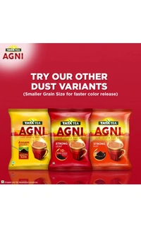 Tata TATA Agni Strong Leaf Black Tea Pouch (Chai Patti) - Red, Black Tea, 1KG