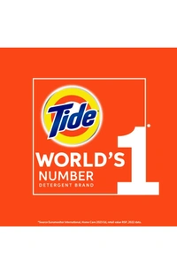 Tide Plus Double Power  Jasmine and Rose Detergent Powder  - International Orange, Free Size, 2Kg
