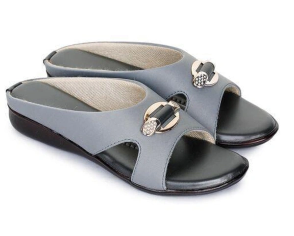 KM FOOTWEAR LHP Km New Looking Woman And Girls Fashion Flats Sandals Latest Fashion Stylish Sandals And Slippers - Bourbon, IND-4, Sandals And Sleepers