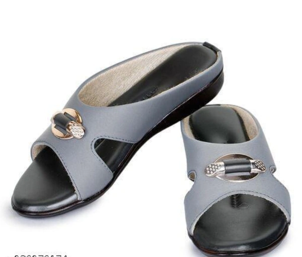 KM FOOTWEAR LHP Km New Looking Woman And Girls Fashion Flats Sandals Latest Fashion Stylish Sandals And Slippers - Bourbon, IND-4, Sandals And Sleepers