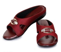 KM FOOTWEAR LHP Km New Looking Woman And Girls Fashion Flats Sandals Latest Fashion Stylish Sandals And Slippers - Bourbon, IND-4, Sandals And Sleepers