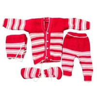 Fariya Fashion 4 Combo set wools new born baby winter wear for girls and boys , sardiyo k kapde - 340g, 0-3 months, New Born Baby Winter Wear Woolen