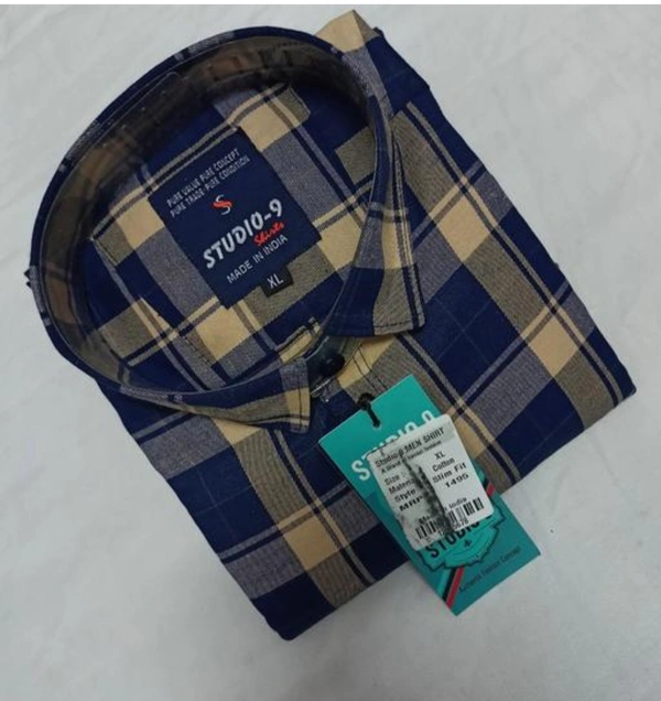 blazstar cotton check shirt - Bright Red, L, 136 (g)