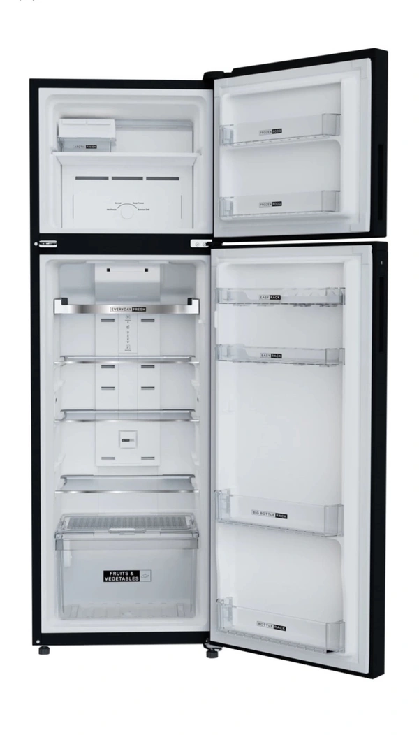 Whirlpool 259 L Frost Free Double Door 2 Star Refrigerator (Crystal Black, IF INV ELT 305GD CRYSTAL BLACK (2S)-N) - Black, Refrigerator, 40kg
