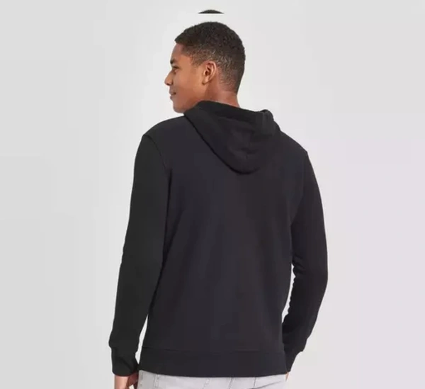 TE SAHA TX KEESOR Men Sweatshirt Men Jacket Men Cotton Hooded Neck Sweatshirt - Black, M, 350(g)
