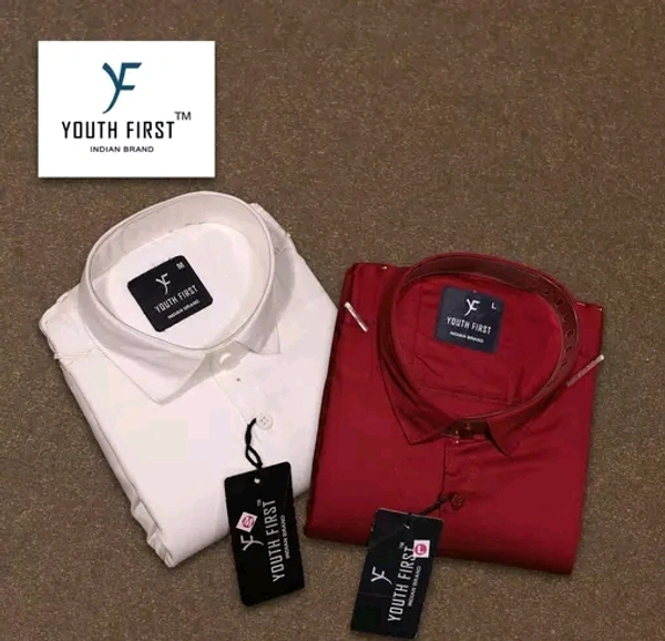 Cotton Blend  MEN CASUAL COMBO SHIRT  - M