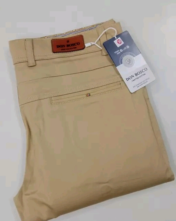 Cotton Blend  TROUSER FOR MEN - 32, Putty