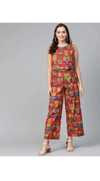 Pannkh Women Georgette Ethnic Top Pant Ethnic Jacket Set - Yellow, XXL, Ethnic Jacket Top And Pant