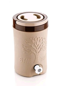 Plastic  Unicept Cool Star Plastic Insulated Water JUG 5 litres(Brown,pack of 1) - Brown