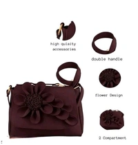 NEW Trading Shoulder Bag AND Sling Bag Best Quality Low Price Flower Bag  - Maroon
